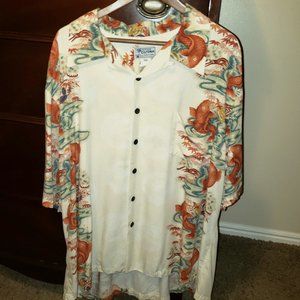 Kalakaua Vintage Aloha Men's Shirt Size XXXL. 100% Rayon.